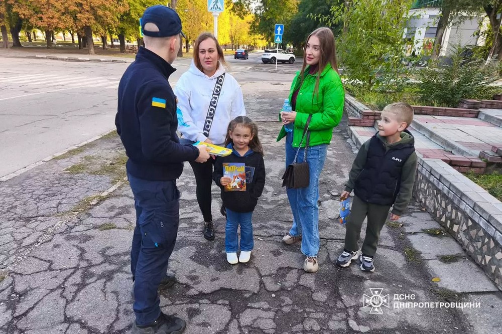 Дітей Нікополя навчали правилам мінної безпеки