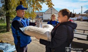 Жителі Марганецької громади сьогодні отримали допомогу