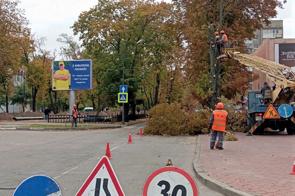 Прибрали дерева, які не раз ставали причиною ДТП у Нікополі: які ще роботи виконують комунальники на цьому тижні