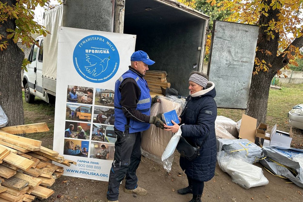 на Нікопольщині «Проліска» видала будівельні набори й познайомилася з багатодітною родиною (фото) 5