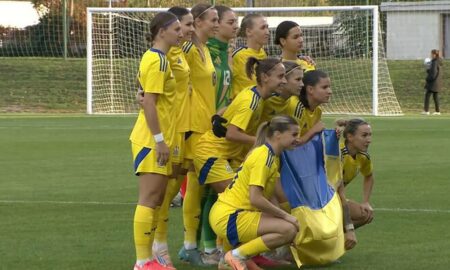 Футболістка з Нікополя забила переможний гол у грі зі Словаччиною