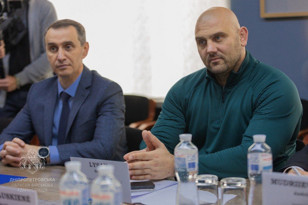 Дніпропетровщину відвідала делегація з Литви у складі голови МОЗ і посла (фото)
