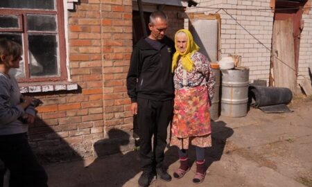 з прифронтової Нікопольщини звільнений військовий вивіз свою бабусю (відео) 3