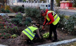 Наводили лад у скверах, вивозили листя і сміття, усували наслідки обстрілів: про роботу комунальників у Марганці на минулому тижні (фото)