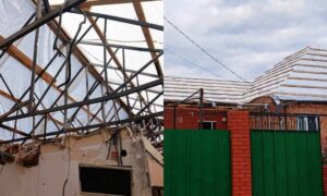 Фото до та після: як на цьому тижні у Нікополі відновлюють пошкоджене ворогом житло