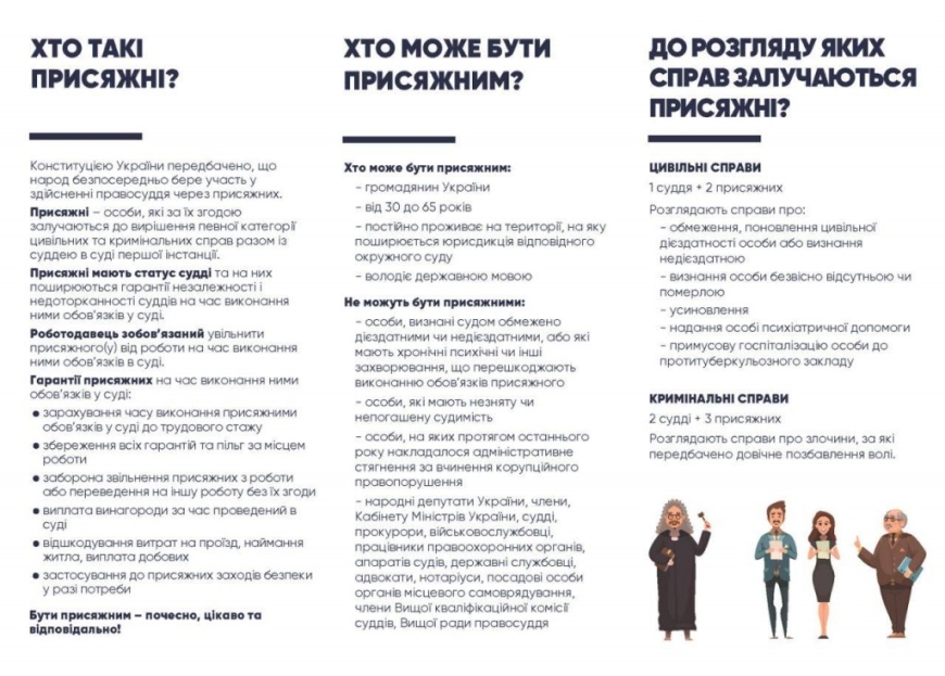 У Нікополі шукають кандидатів у присяжні для суду: хто може претендувати У Нікополі шукають кандидатів у присяжні для суду: хто може претендувати