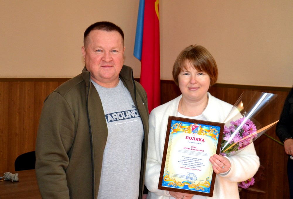 Фото з нагородження у Нікопольській РВА