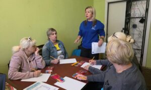 Для мешканців Нікополя провели арттерапевтичне заняття