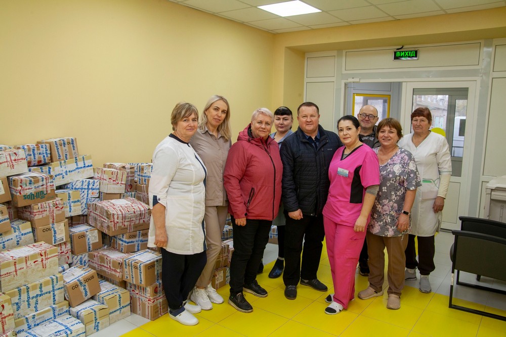 У Нікополі сьогодні медичні працівники отримали пакунки від Спільноти Святого Егідія (фото)