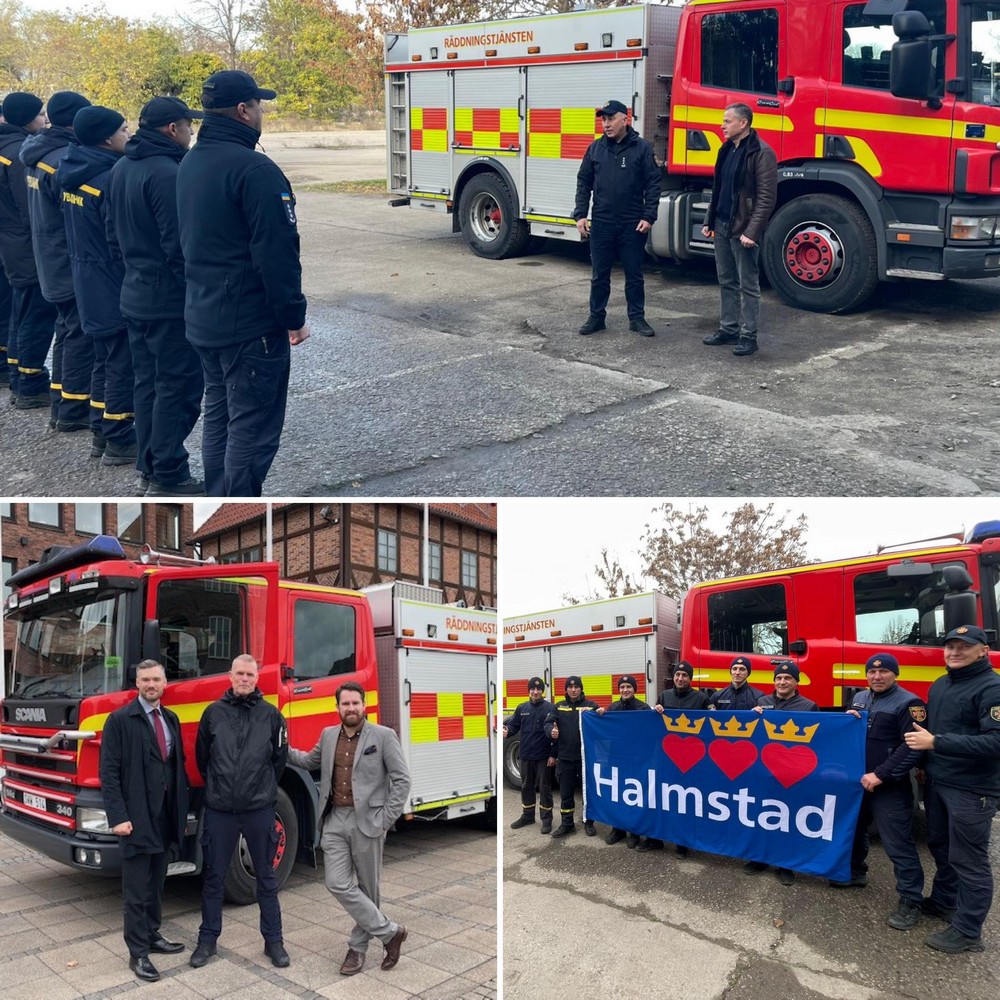 Нікополь отримав пожежне авто від шведського міста