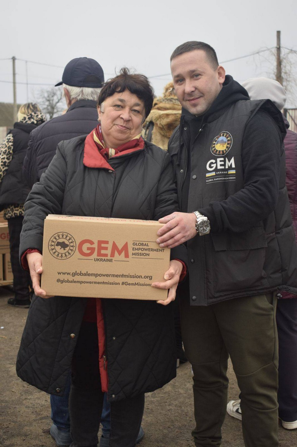 Мешканці Мирівської громади отримали 1530 гуманітарних наборів від GEM (фото)