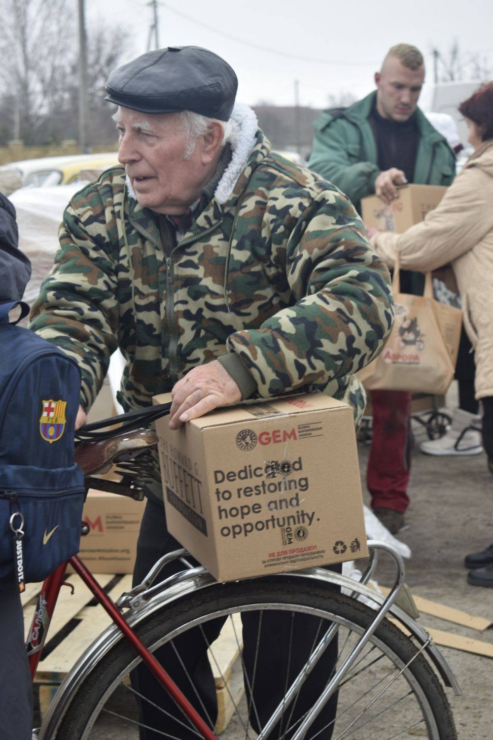 Мешканці Мирівської громади отримали 1530 гуманітарних наборів від GEM (фото)