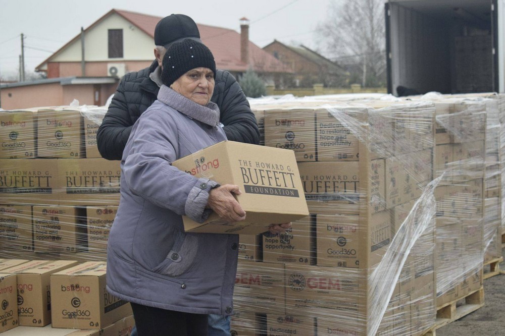 Мешканці Мирівської громади отримали 1530 гуманітарних наборів від GEM (фото)