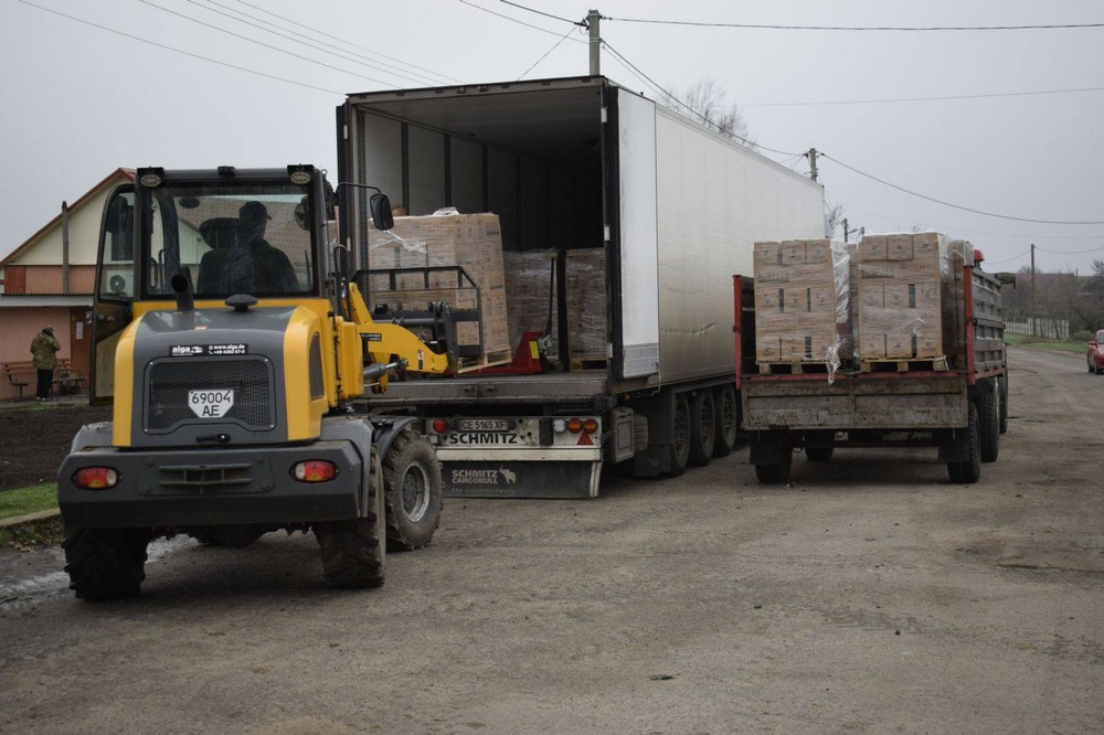 Мешканці Мирівської громади отримали 1530 гуманітарних наборів від GEM (фото)