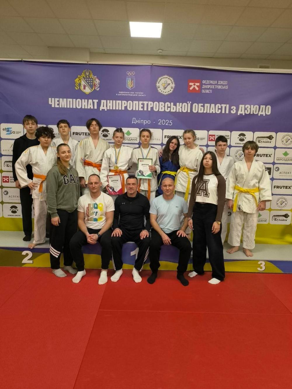 Дзюдоїсти з Нікополя гідно виступили на Чемпіонаті області