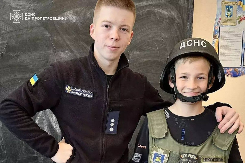 Школярам Нікопольщини розповіли про безпеку під час війни (фото) 2 Школярам Нікопольщини розповіли про безпеку під час війни (фото) 2