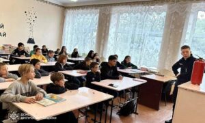  Школярам Нікопольщини розповіли про безпеку під час війни (фото) 3