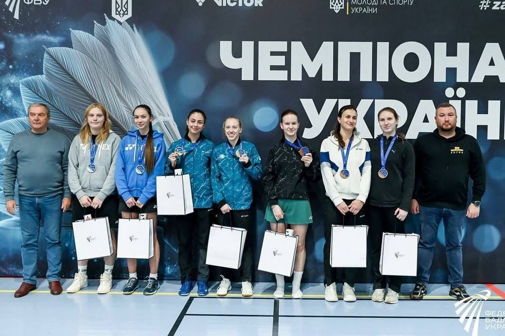 Спортсменка з Нікопольщини виборола бронзову медаль на Чемпіонаті України 2025 року з бадмінтону