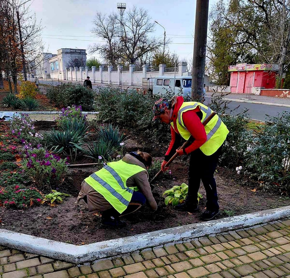 Фото-звіт про роботу комунальників у Марганці на минулому тижні 