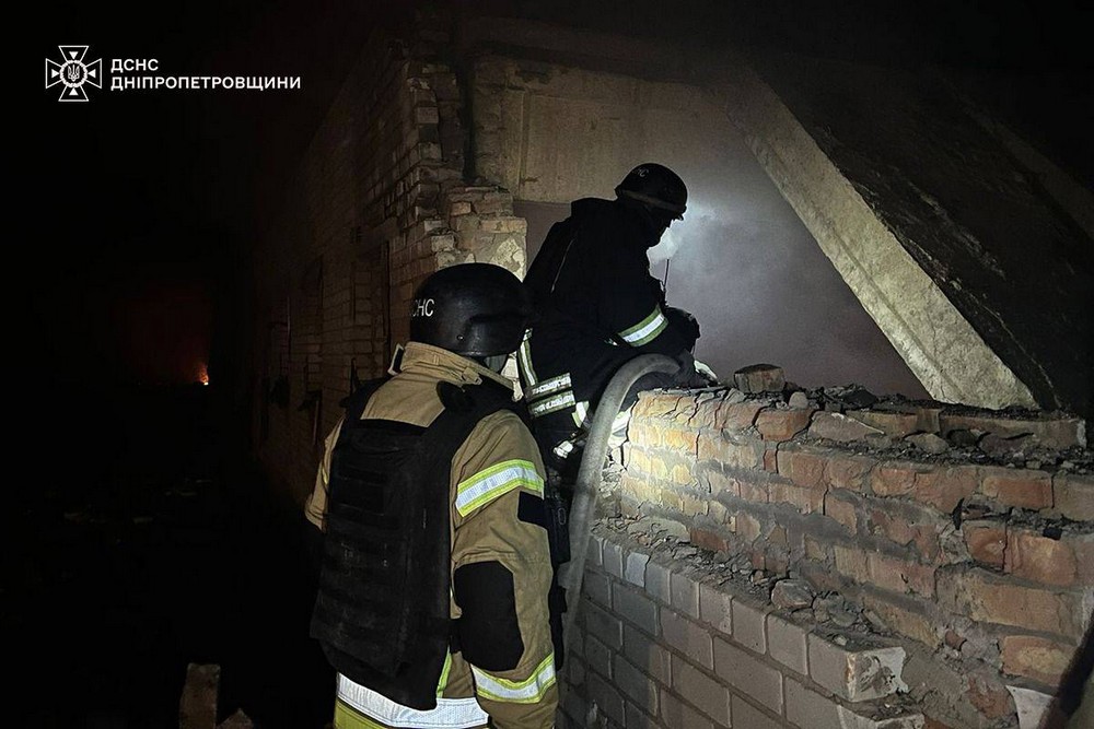 Фото наслідків ворожих атак на Дніпропетровщину