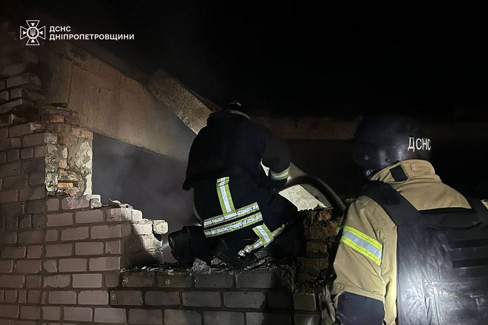 Фото наслідків ворожих атак на Дніпропетровщину