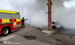 Наслідки обстрілів Нікополя та Марганця