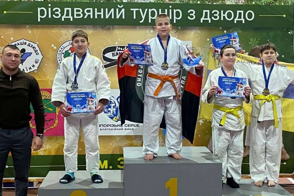Юні дзюдоїсти з Марганця вибороли три медалі у турнірі «Зірка татамі» (фото)
