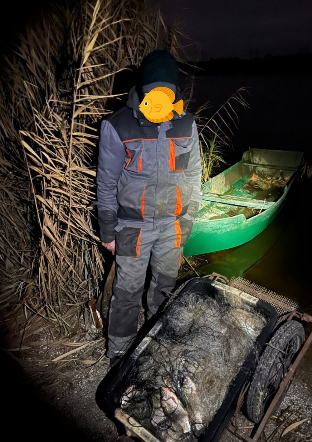 На Нікопольщині чоловік незаконно виловив 25 кг риби, завдавши збитки державі на 140 488 гривень