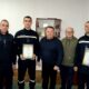 Начальник Нікопольської РВА Іван Базилюк сьогодні вручив подяки двом працівникам ДСНС.