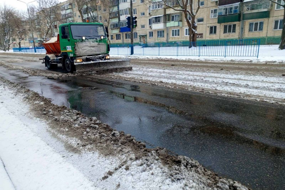 Хуртовина у Нікополі 26 грудня: фото