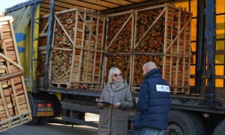 У Мирівській громаді 65 домогосподарств отримали тверде паливо (фото)