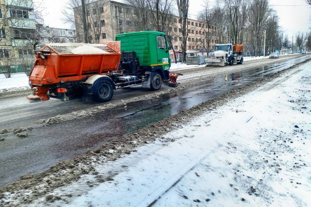 Хуртовина у Нікополі 26 грудня: фото