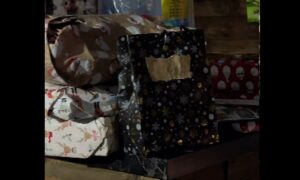 Діти загиблих героїв з Нікополя отримали подарунки від благодійників (відео)