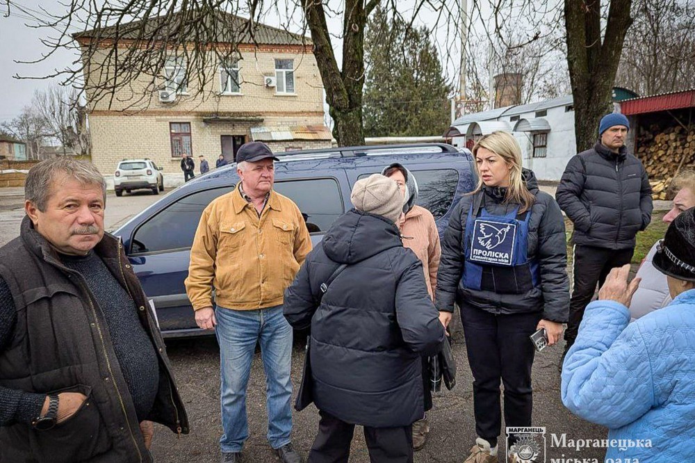 Жителі Марганецької громади сьогодні отримали допомогу від 8 Жителі Марганецької громади сьогодні отримали допомогу від 8