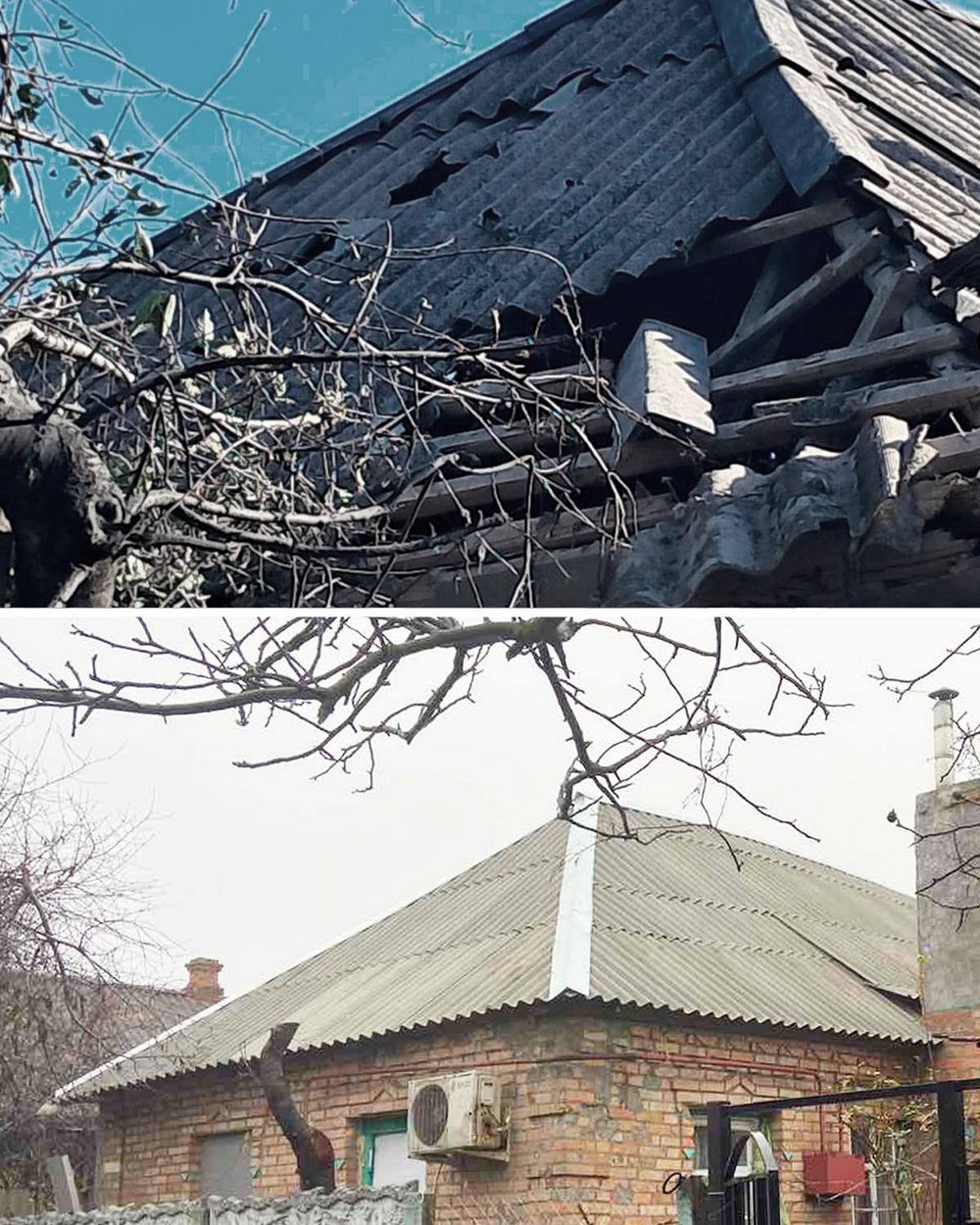 Нікополі продовжують відновлювати побите житло: фото Нікополі продовжують відновлювати побите житло: фото