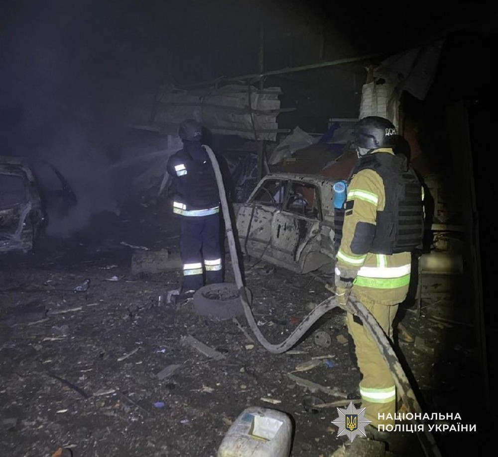 Фото наслідків ворожих атак Фото наслідків ворожих атак