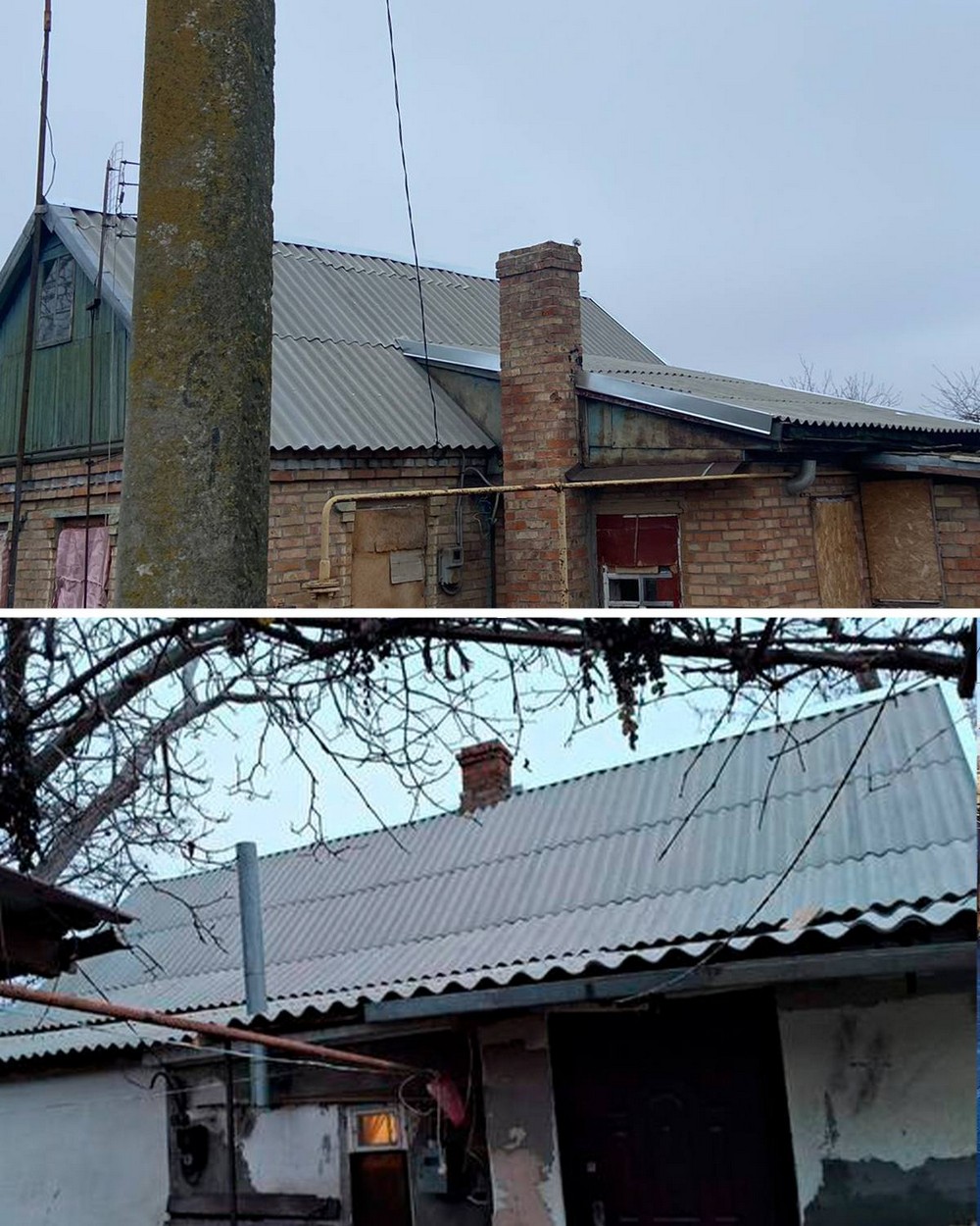 Відновлення будинків у Нікополі: фото