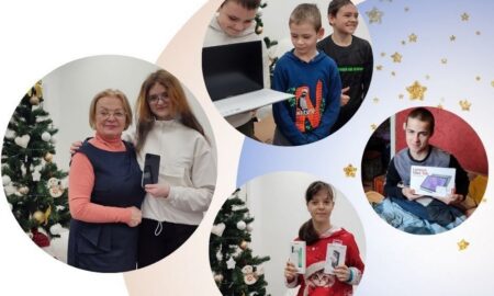 5 дітей з Нікополя отримали гаджети від благодійників
