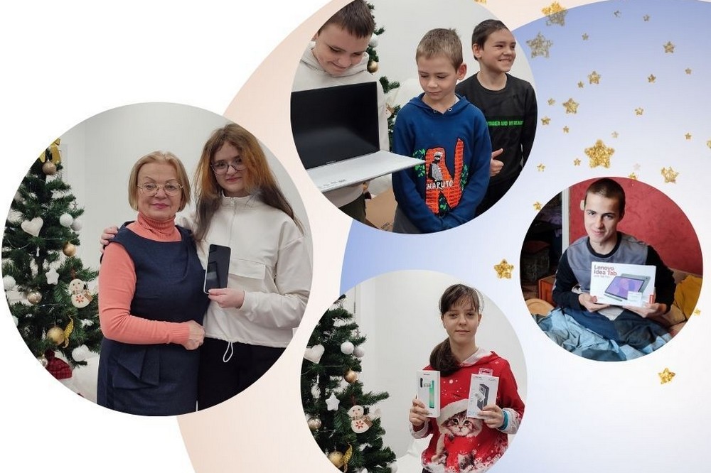 5 дітей з Нікополя отримали гаджети від благодійників