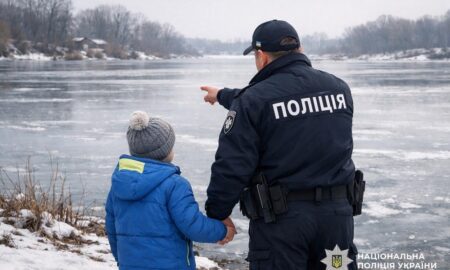 Поліція Нікопольщини попереджає про небезпеку виходу на лід: чого не можна робити і як діяти, якщо провалився