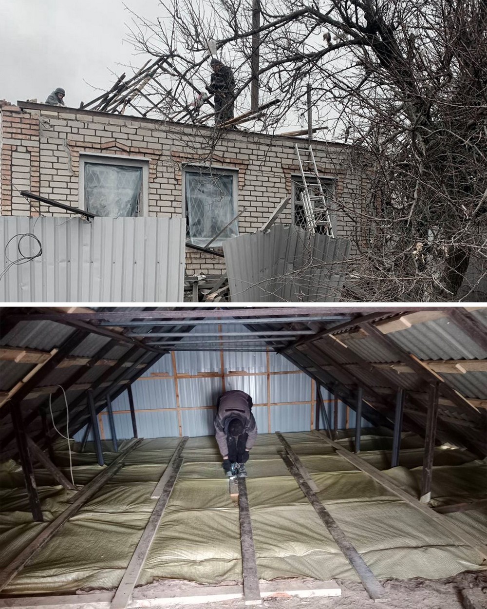 У Нікополі триває відновлення понівеченого житла: фото