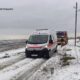 У Нікополі «швидка» застрягла в снігу – ДСНС 18 У Нікополі