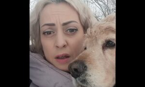 У Нікополі жінка з собакою ховалася під деревом від ворожого дрона