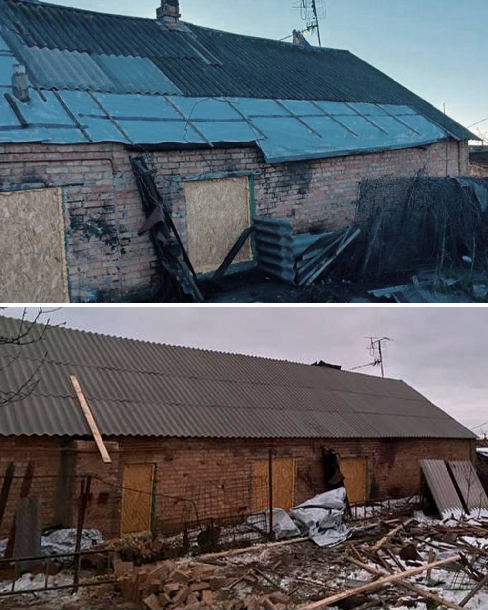 Відновлення осель у Нікополі: фото