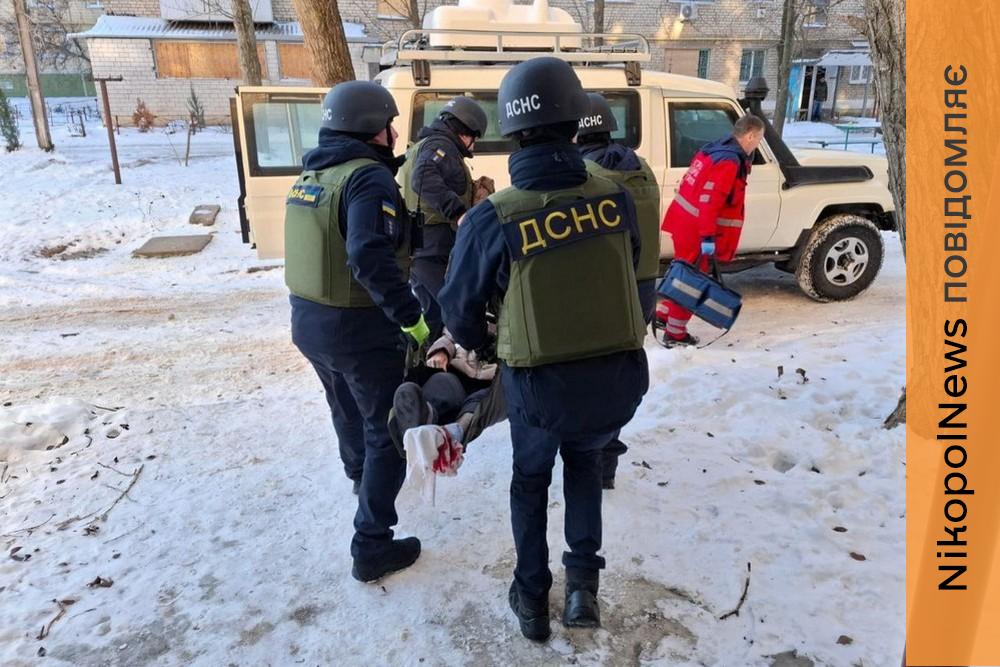 У Нікополі 5 поранених, побито 13 багатоповерхівок, музей, адмінбудівлі, магазини, також є поранені на Синельниківщині сьогодні (фото)