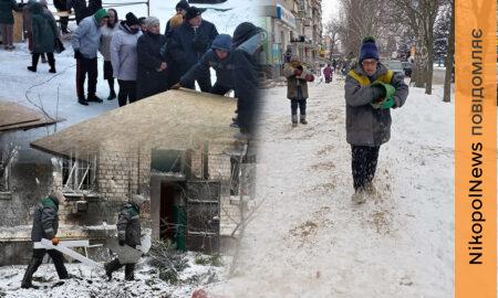 Снігопади, мороз і обстріли не зупиняють комунальників Нікополя: чим вони зайняті зараз