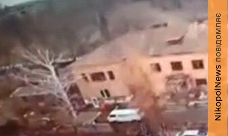 Рашист показав відео удару по Нікополю і назвав це «екзаменом» (відео)