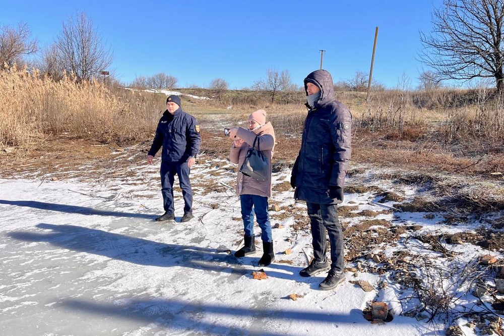 На Нікопольщині обстежили водойми на предмет небезпеки під час весняних паводків