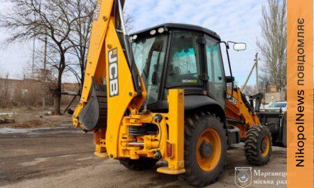 Марганець отримав спецтехніку від міжнародних партнерів