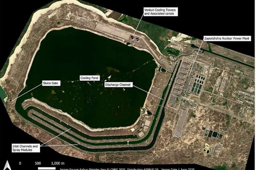 Ворог будує дамбу та бункери на ЗАЕС 3 Ворог будує дамбу та бункери на ЗАЕС 3